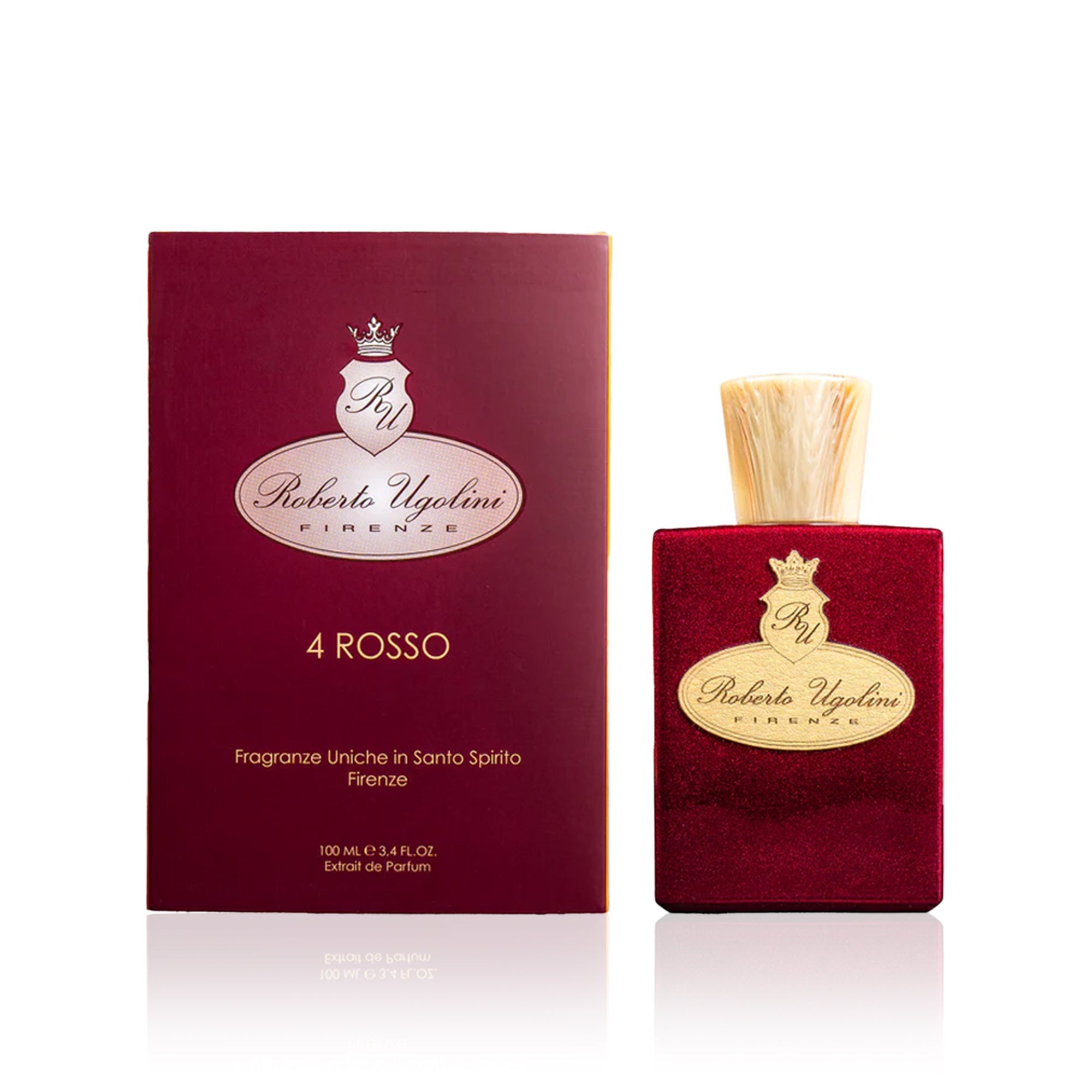 Flakon des Nischenparfums 4 Rosso von Roberto Ugolini