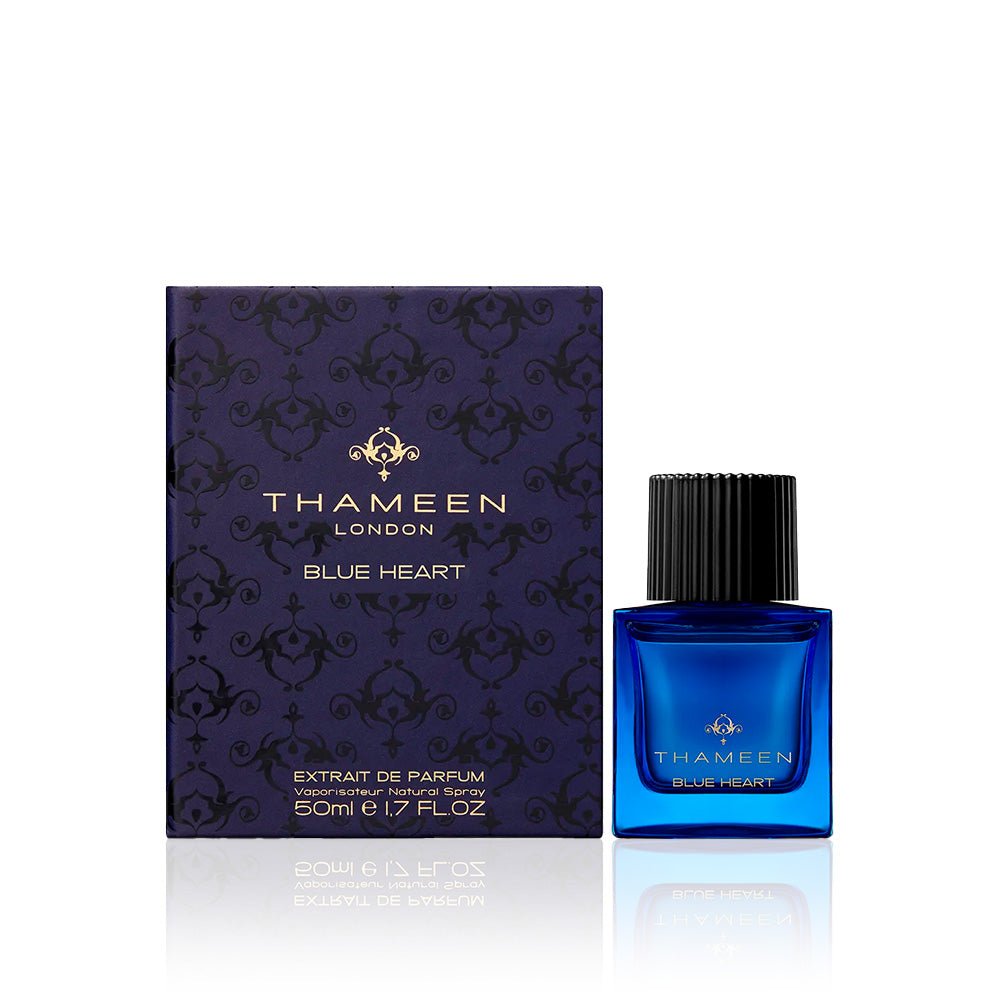 Flakon des Nischenparfums Blue Heart von Thameen
