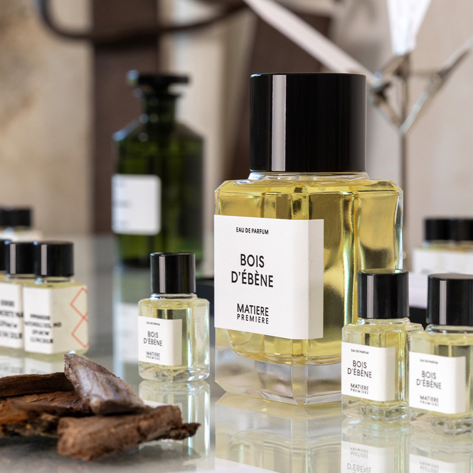 Flakon des Nischenparfums Bois d'Ébène von MATIERE PREMIERE