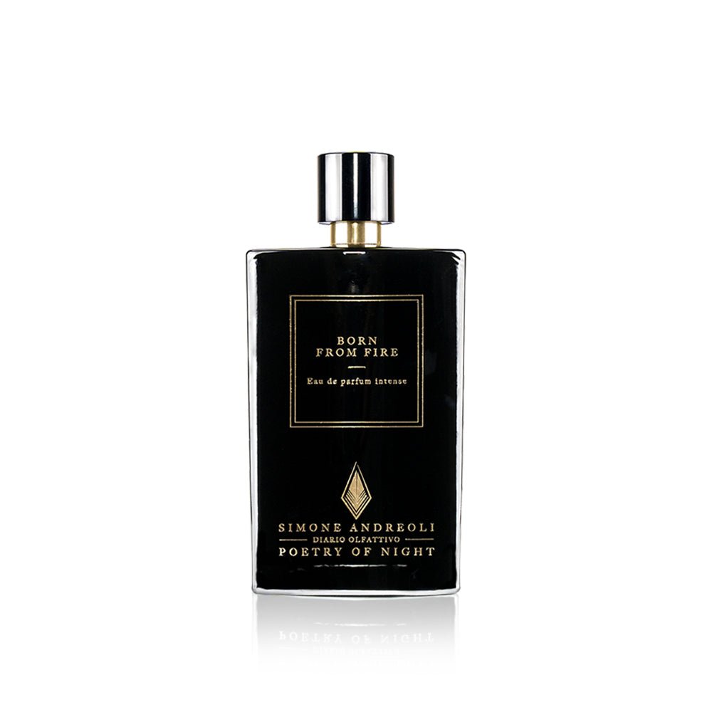 Flakon des Nischenparfums Born From Fire von Simone Andreoli