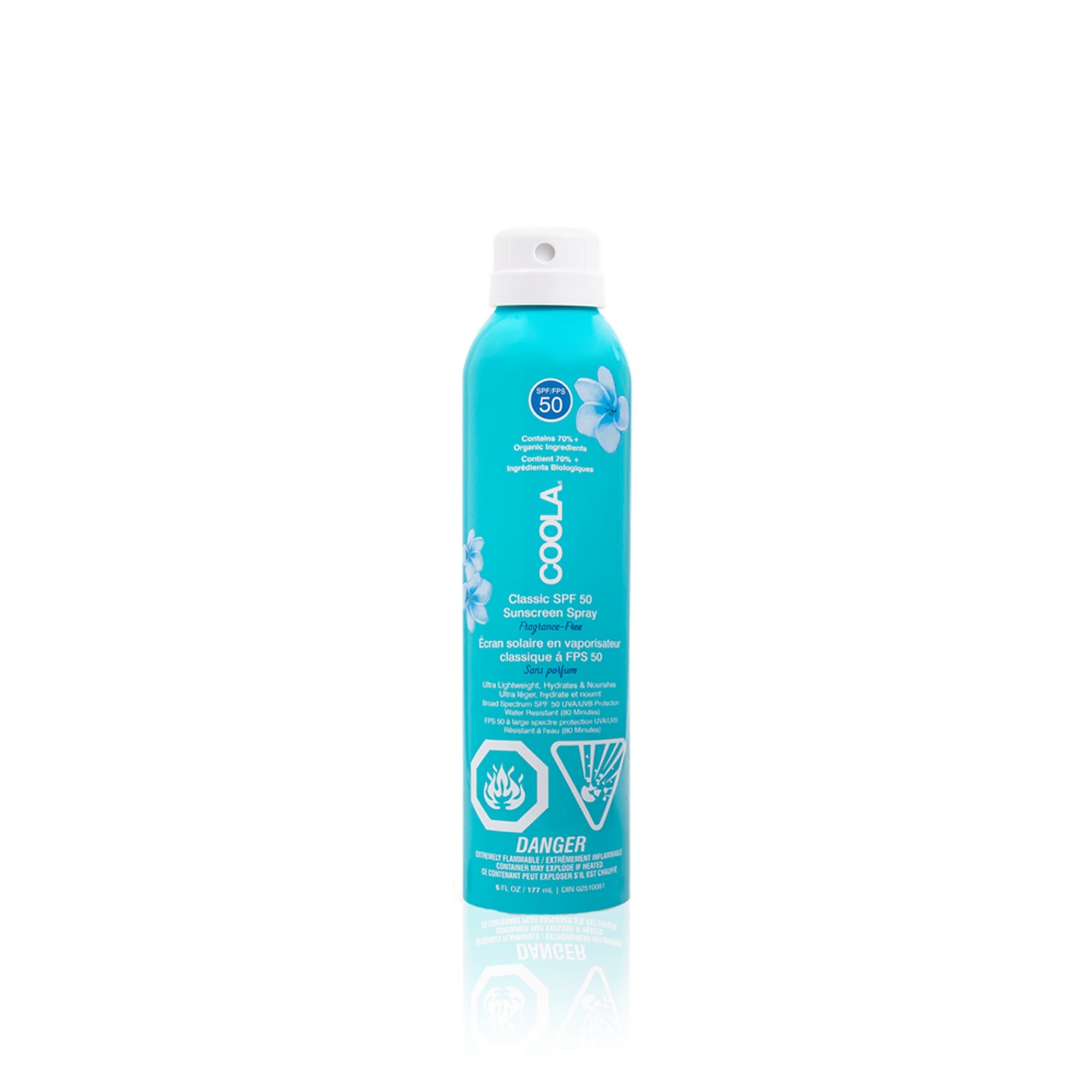 Flakon des Nischenparfums Classic SPF 50 Body Spray von Coola