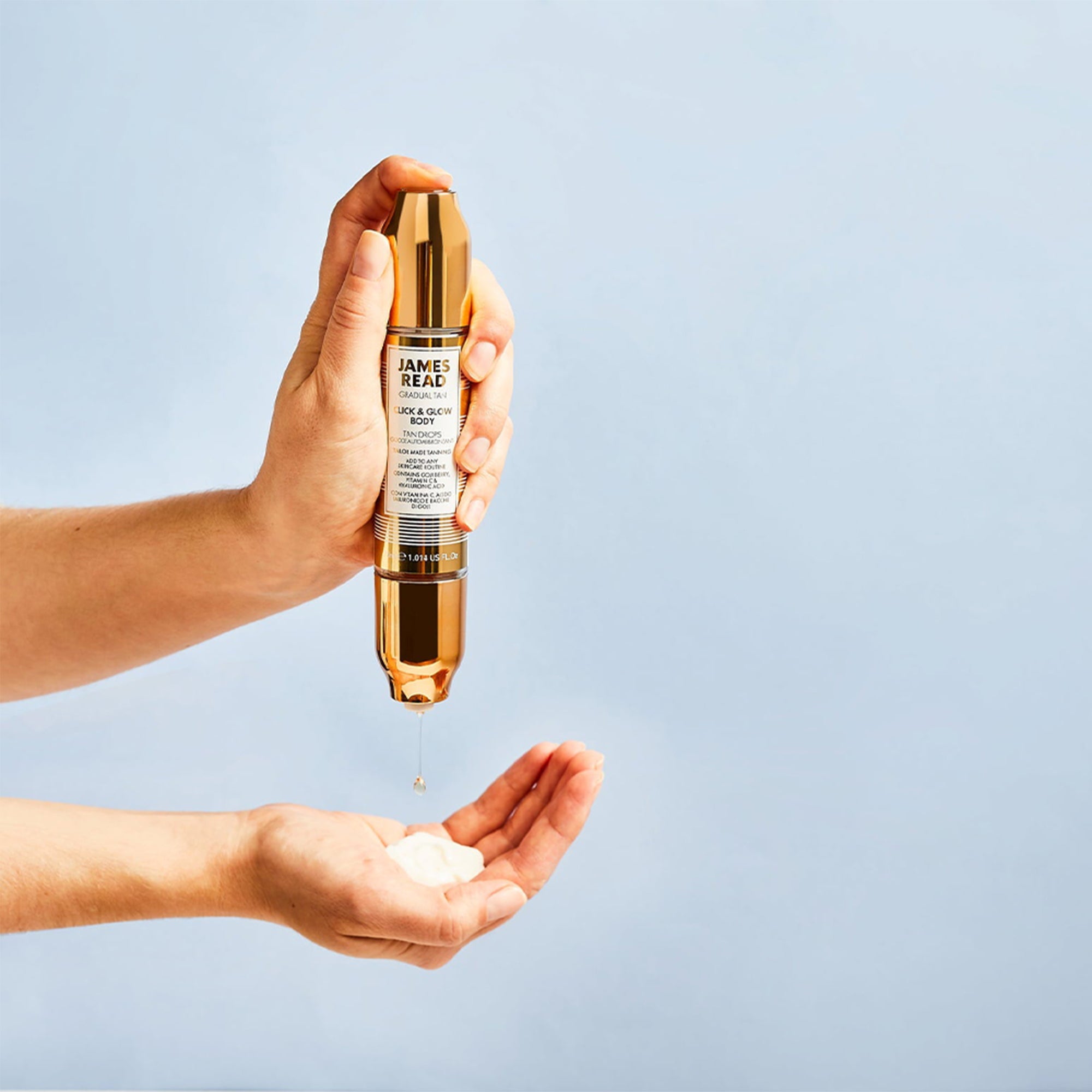 Flakon des Nischenparfums Click & Glow Body von James Read