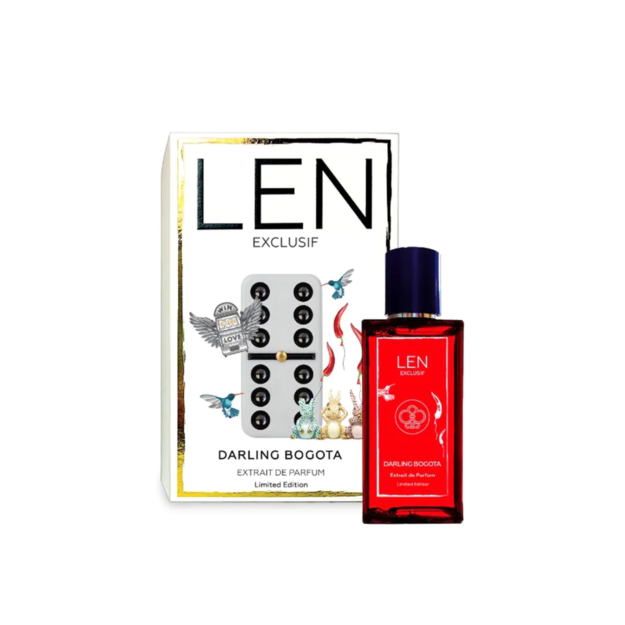 Flakon des Nischenparfums Darling Bogota von LEN Fragrance