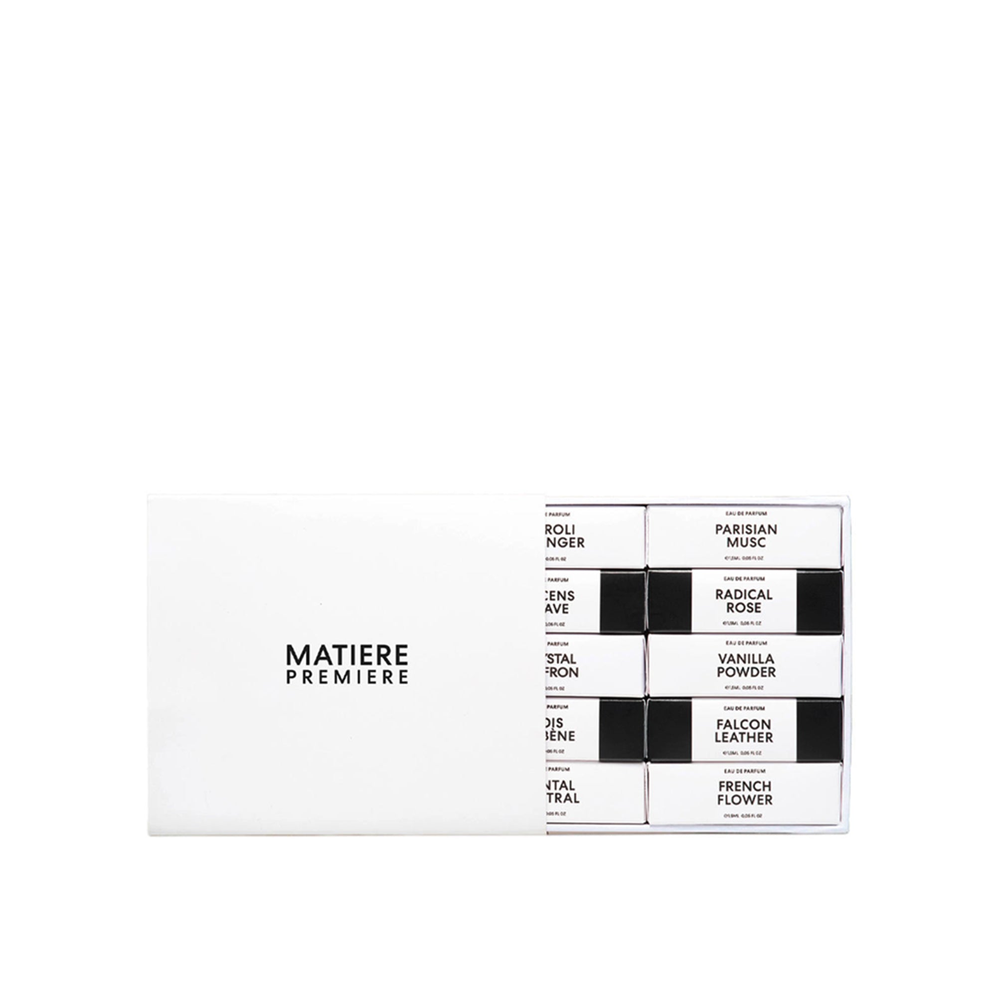 Flakon des Nischenparfums Discovery - Set 10 x 1,5 ml von MATIERE PREMIERE