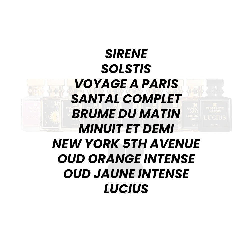 Flakon des Nischenparfums Discovery - Set | FRAGRANCE DU BOIS von Fragrance Du Bois