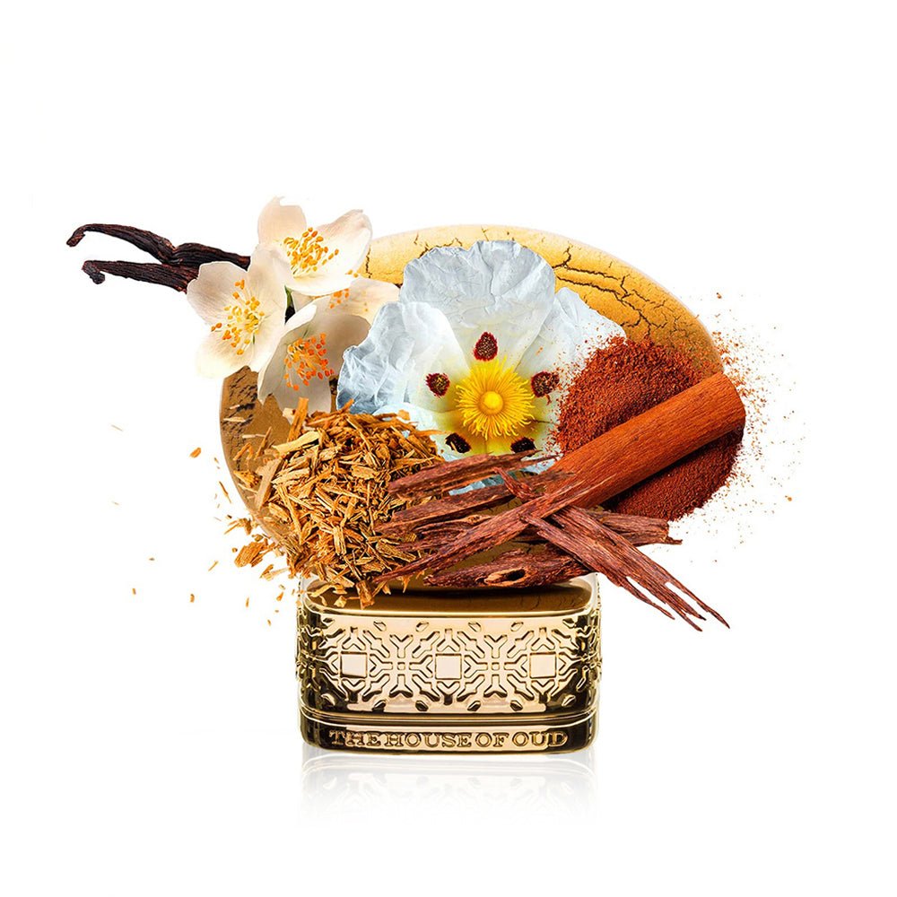 Flakon des Nischenparfums Golden Powder von The House of Oud