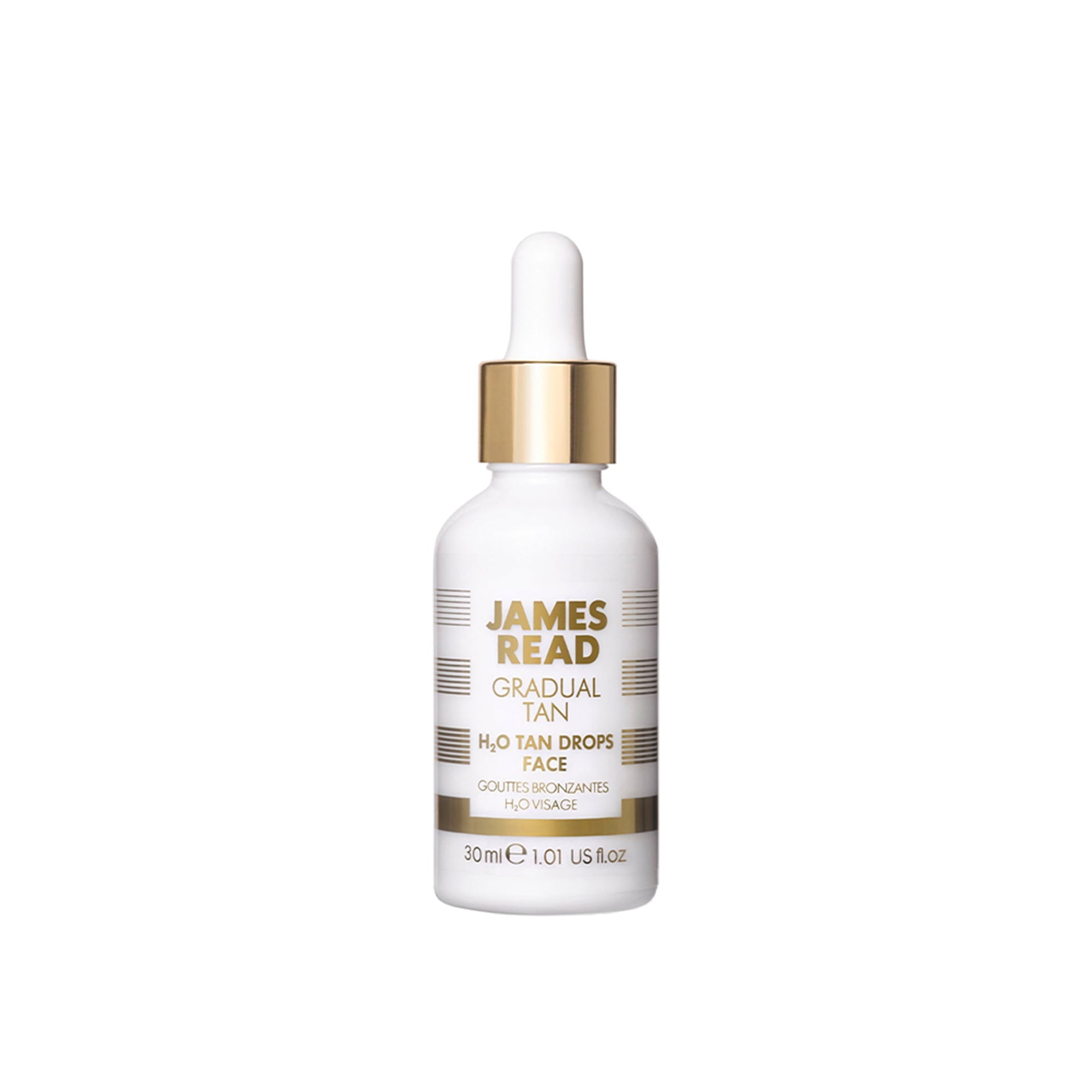 Flakon des Nischenparfums H2O Tan Drops Face von James Read