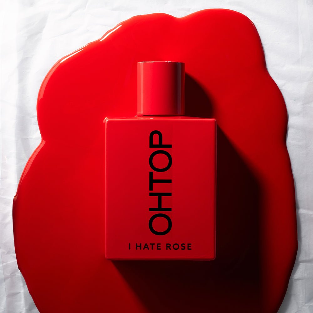 Flakon des Nischenparfums I Hate Rose von OHTOP