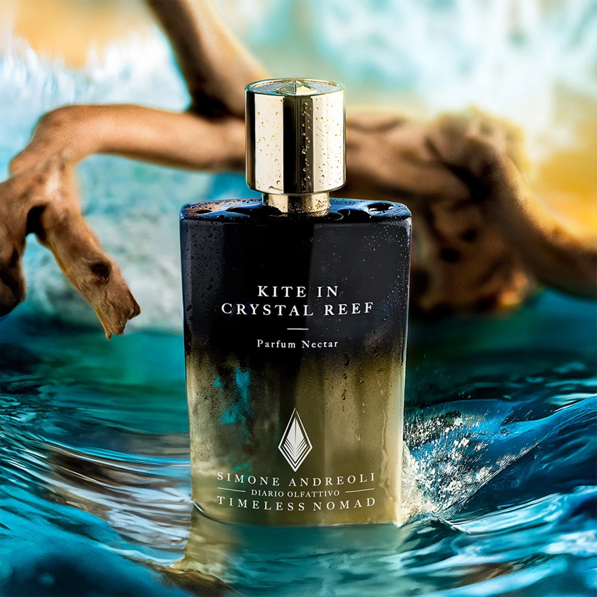 Flakon des Nischenparfums Kite In Crystal Reef von Simone Andreoli