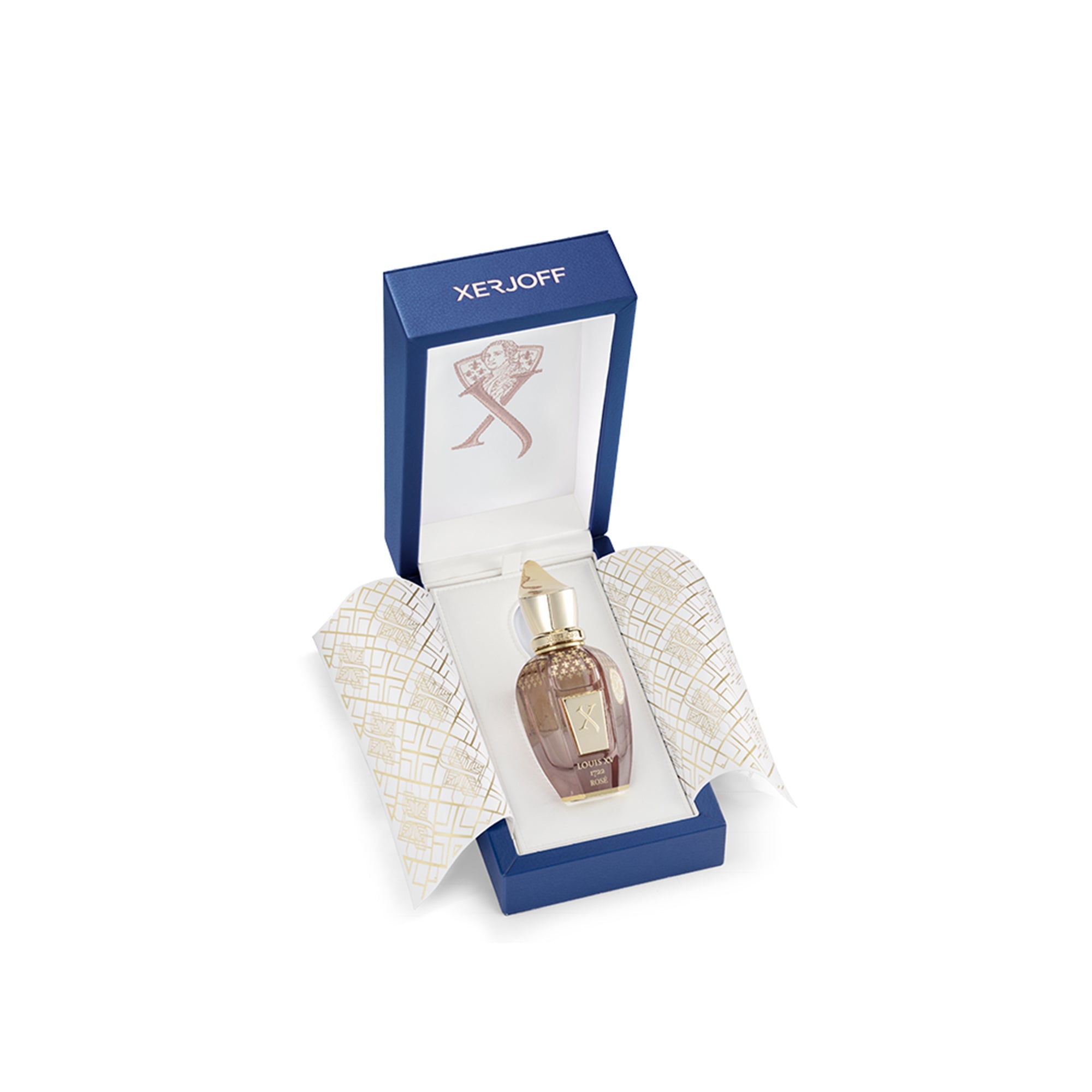 Flakon des Nischenparfums Louis XV 1722 Rosé von Xerjoff