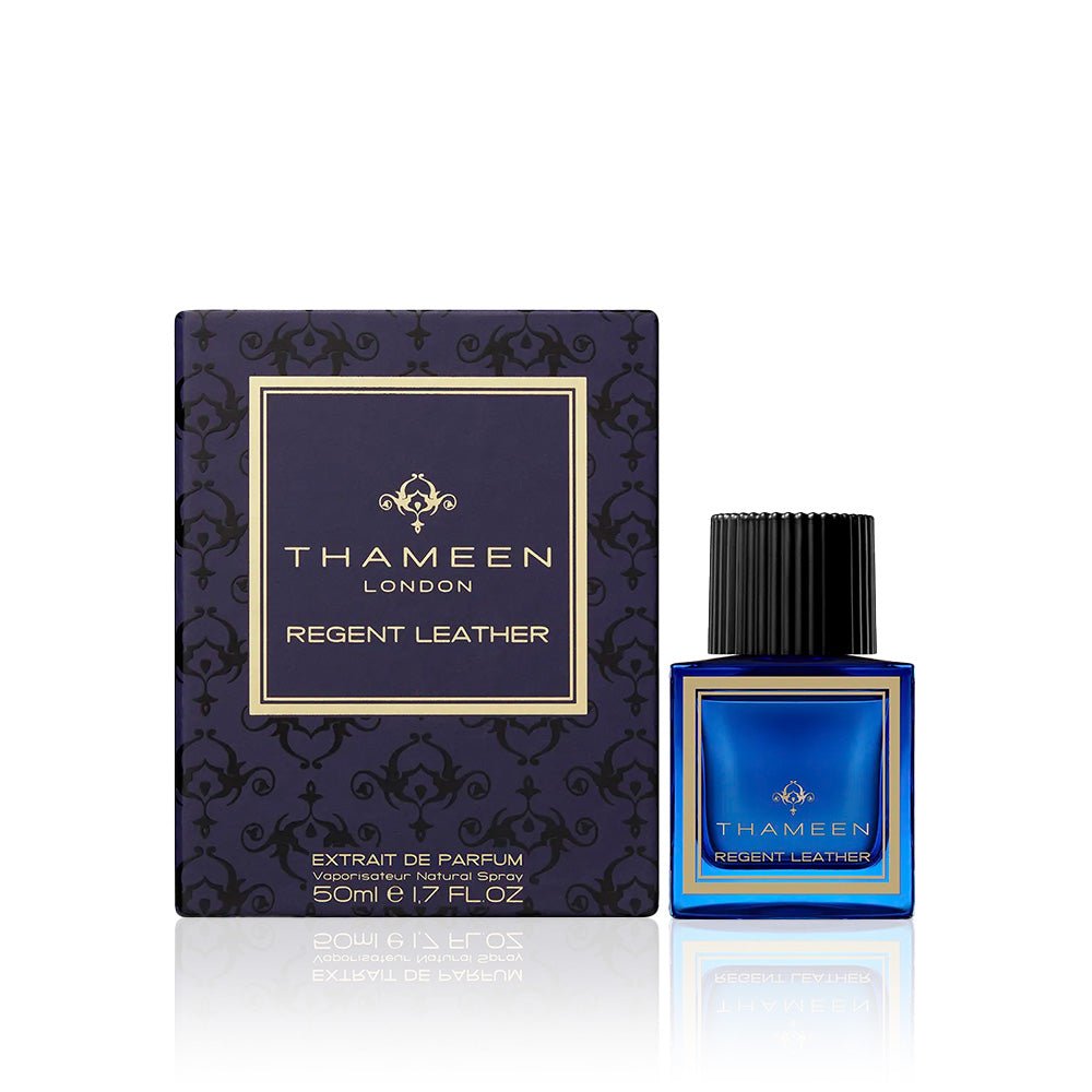 Flakon des Nischenparfums Regent Leather von Thameen