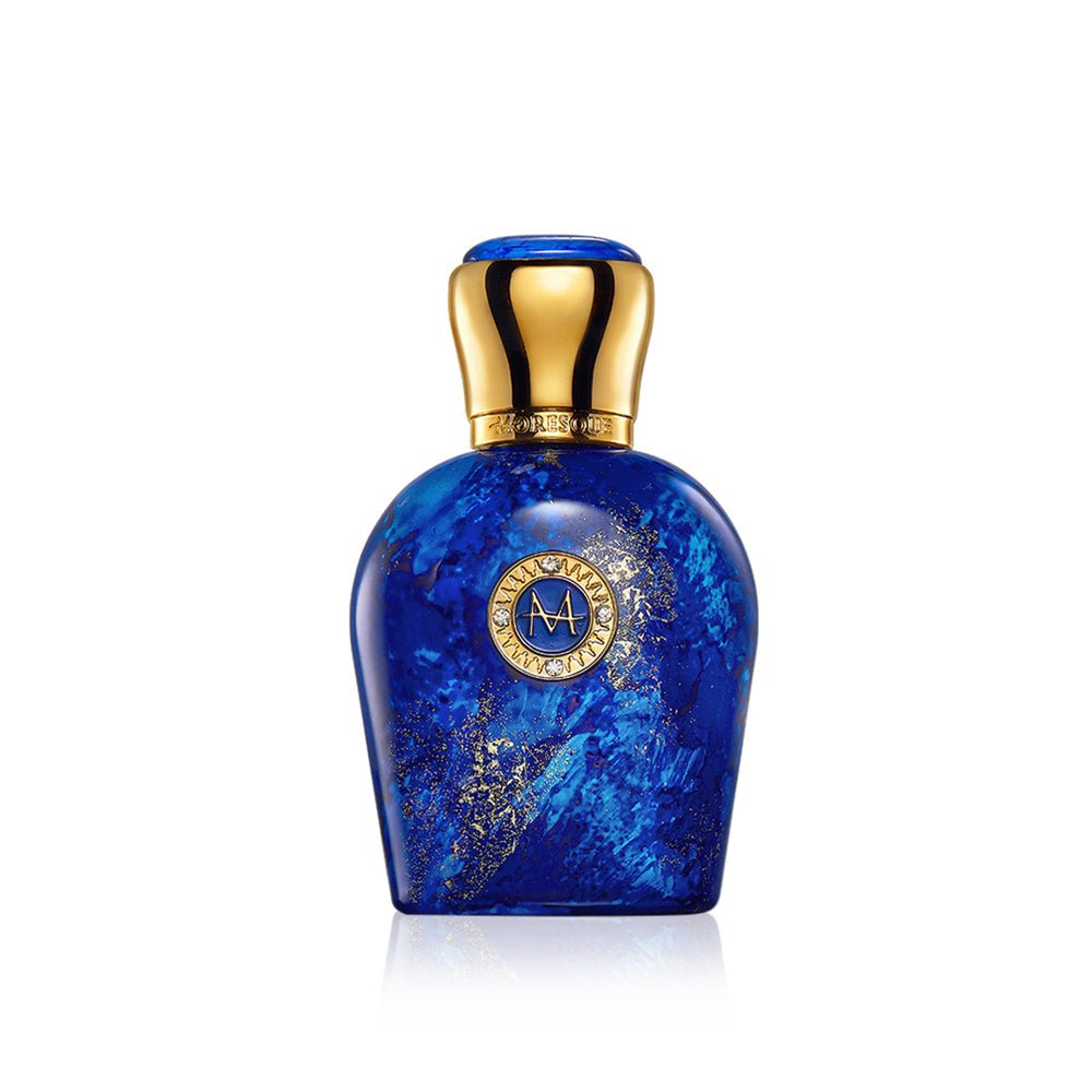 Flakon des Nischenparfums Sahara Blue von Moresque