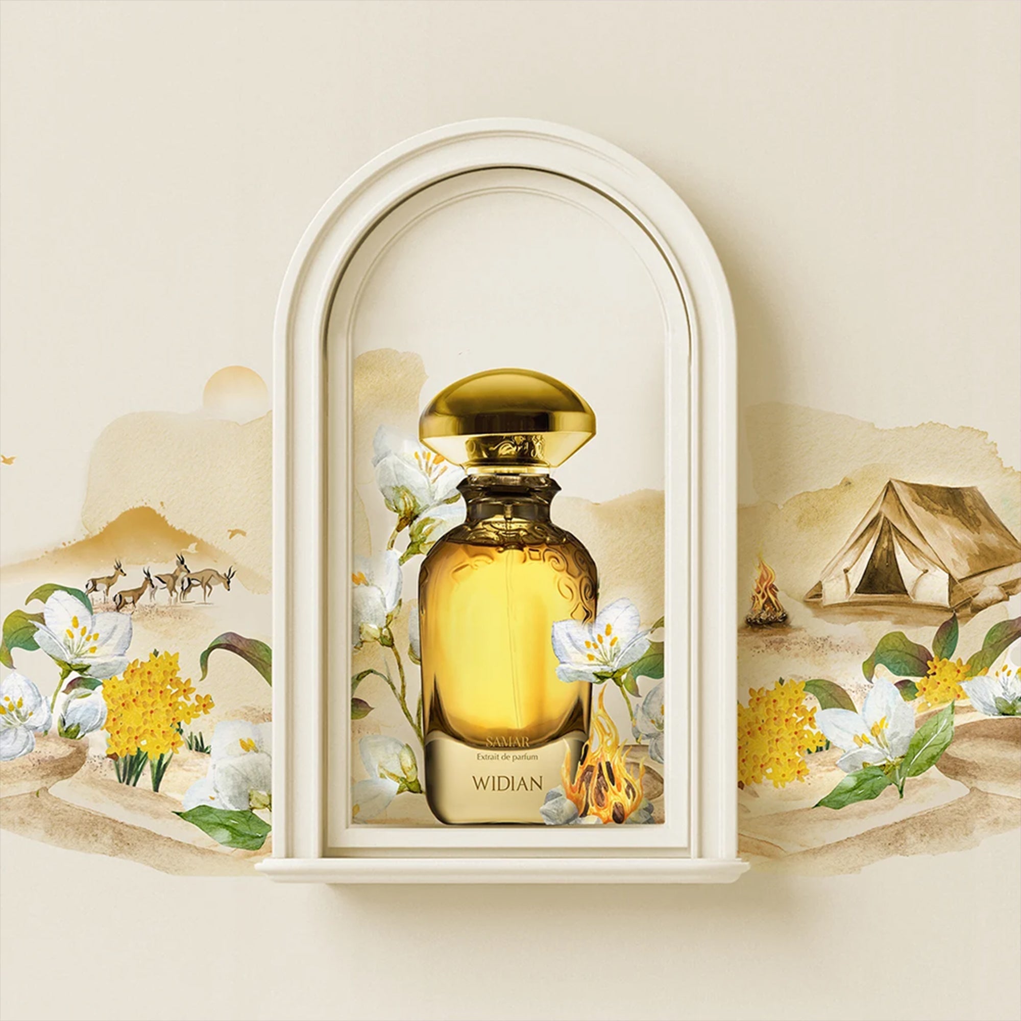 Flakon des Nischenparfums Samar von Widian