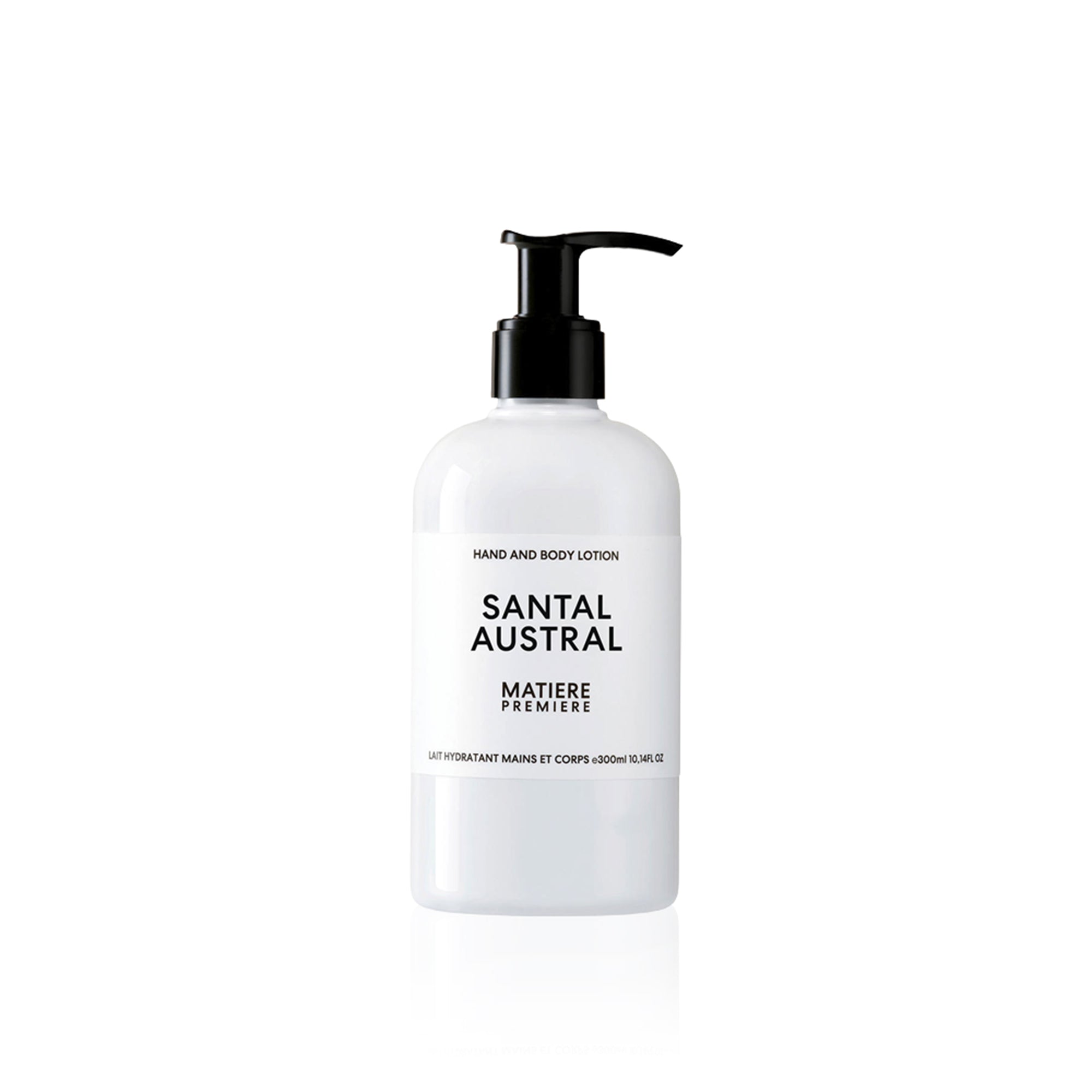 Flakon des Nischenparfums Santal Austral Hand and Body Lotion von MATIERE PREMIERE