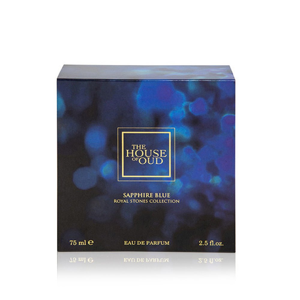 Flakon des Nischenparfums Sapphire Blue von The House of Oud