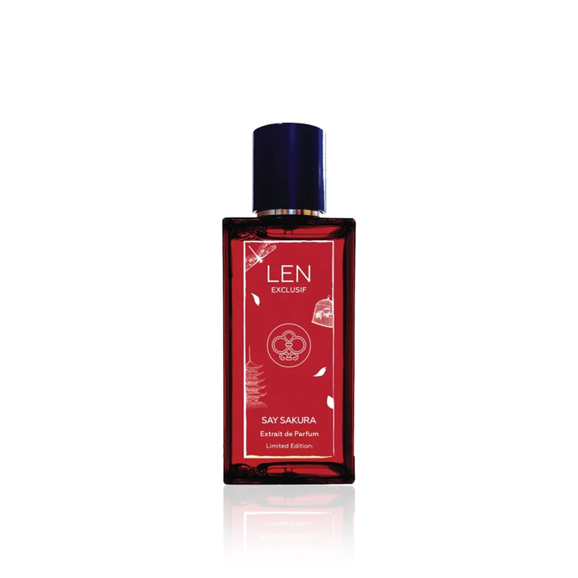 Flakon des Nischenparfums Say Sakura von LEN Fragrance