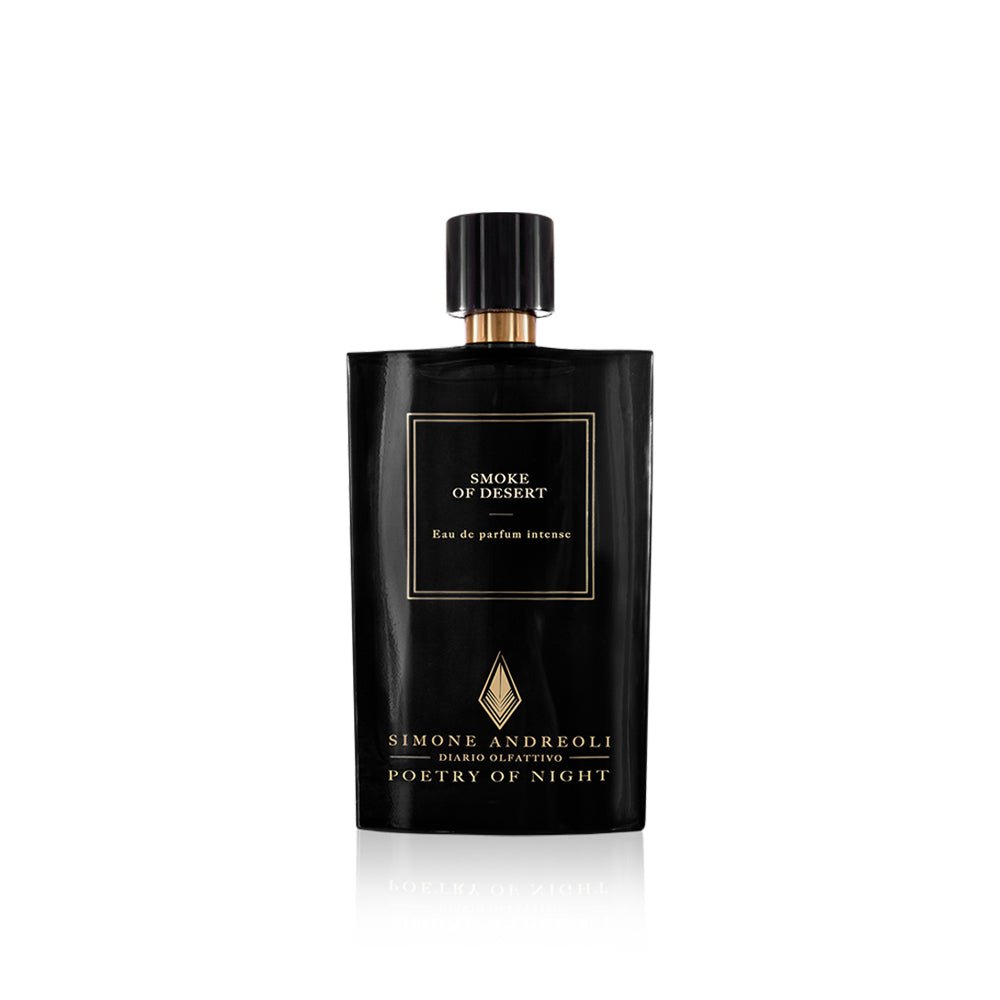Flakon des Nischenparfums Smoke of Desert von Simone Andreoli
