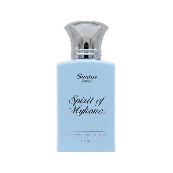 Flakon des Nischenparfums Spirit of Mykonos von Santos Luxury