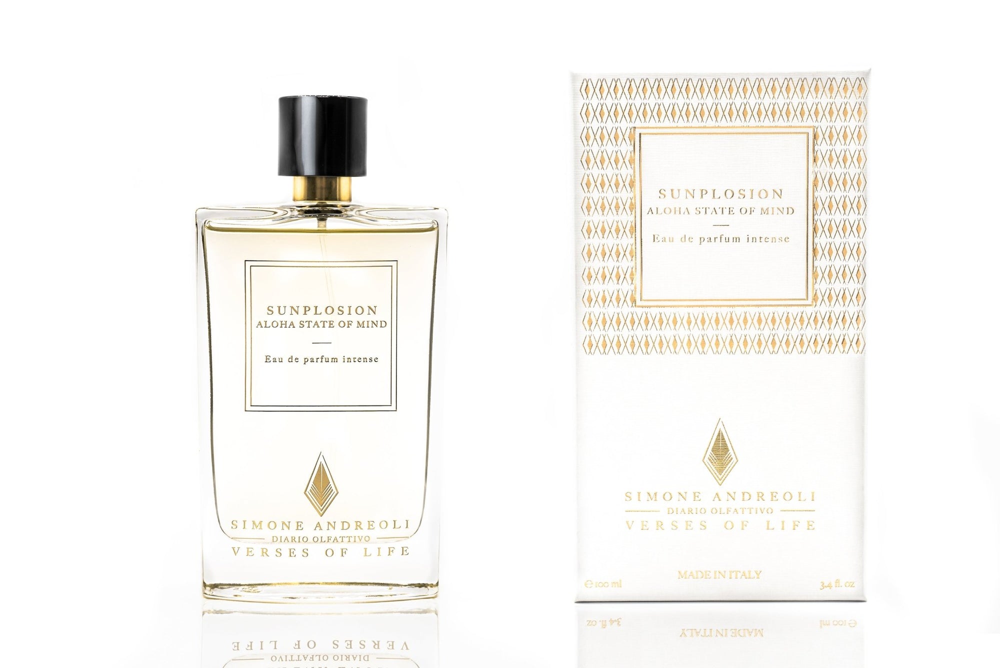 Flakon des Nischenparfums Sunplosion von Simone Andreoli