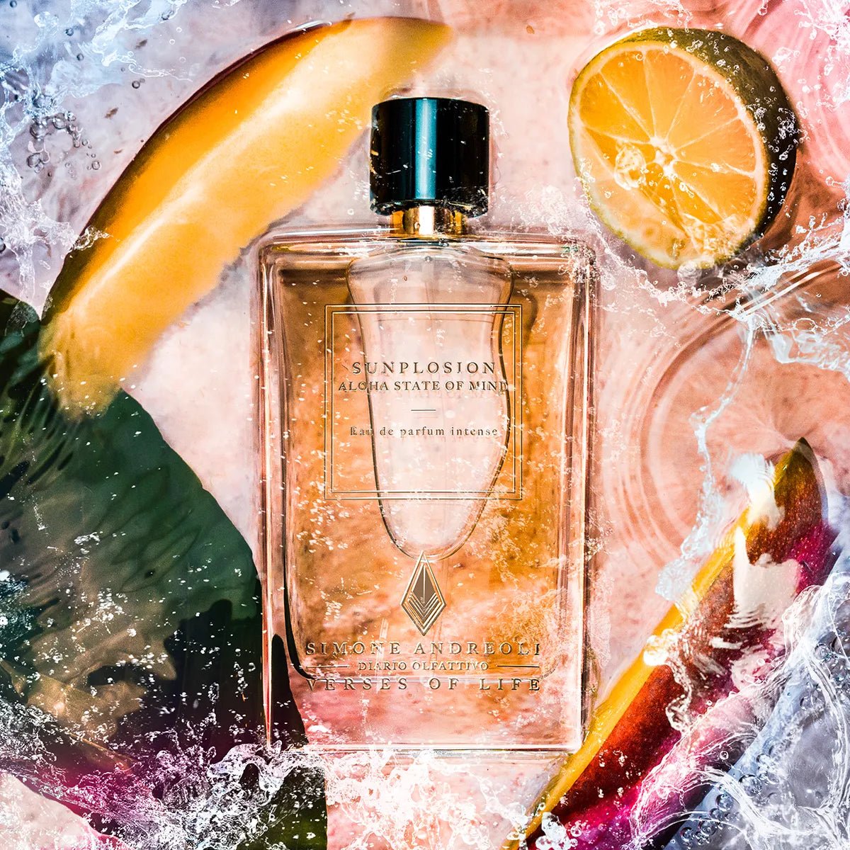 Flakon des Nischenparfums Sunplosion von Simone Andreoli