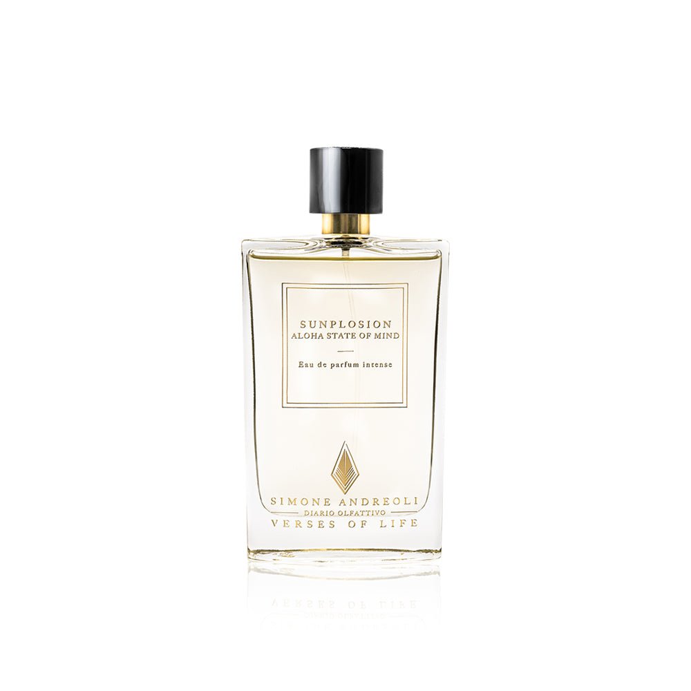 Flakon des Nischenparfums Sunplosion von Simone Andreoli